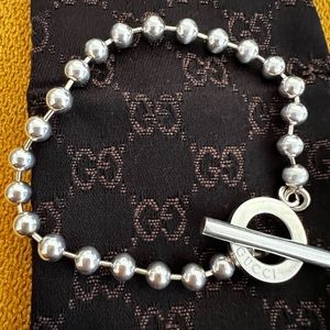 AUTHENTIC GUCCI silver bracelet